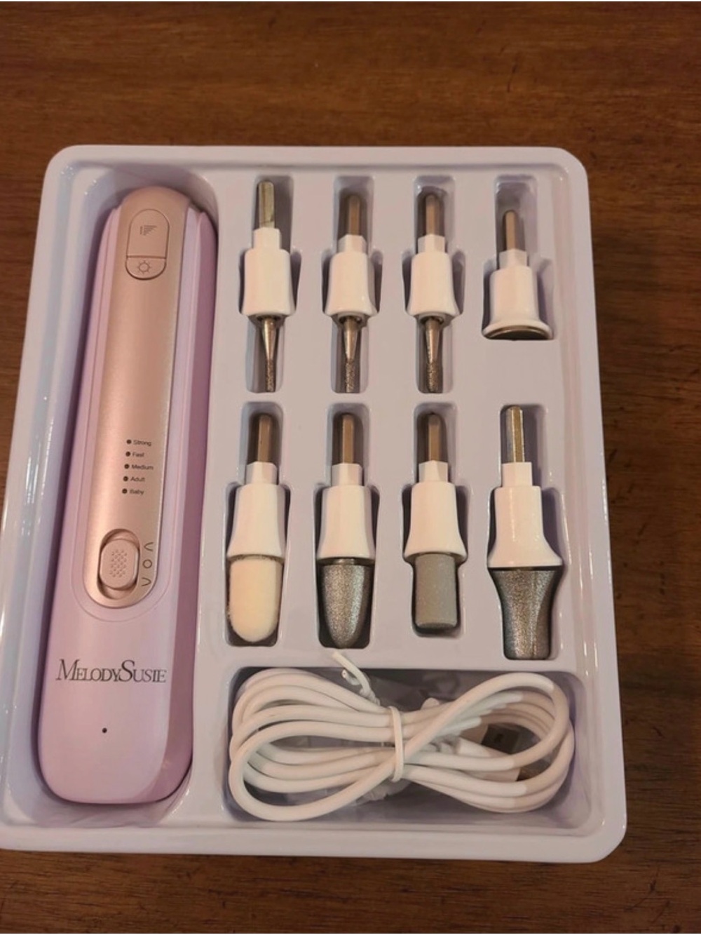 MelodySusie Anti-Dust 8-in- 1 Professional Manicure and Pedicure Kit
